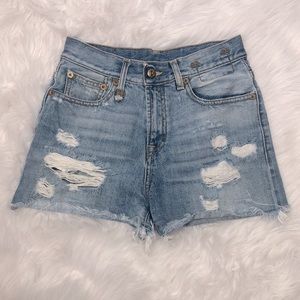 R13 Shredded Slouch Short, Women’s 25